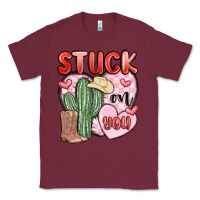 Burgundy stuck on you Classic Tee - MaliasSmallBusiness