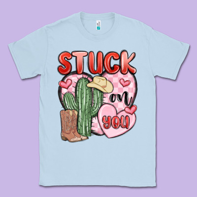 Stuck On You Classic Tee Designed By Maliassmallbusiness