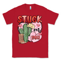 Red stuck on you Classic Tee - MaliasSmallBusiness