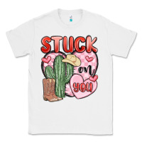 White stuck on you Classic Tee - MaliasSmallBusiness