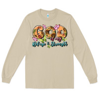Mushroom god is my refuge and strength Long Sleeve Tee - MaliasSmallBusiness