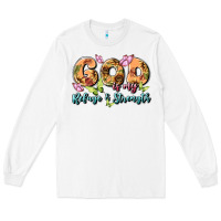 White god is my refuge and strength Long Sleeve Tee - MaliasSmallBusiness