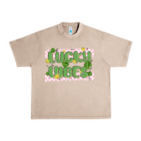 French Oak lucky vibes Urban Heavy Tee - MaliasSmallBusiness