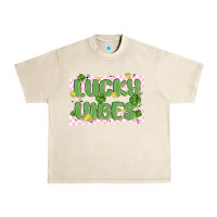 Sandshell lucky vibes Urban Heavy Tee - MaliasSmallBusiness