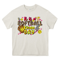 Cream it is a softball kinda day Heavy Core Tee - JahusDesignShop