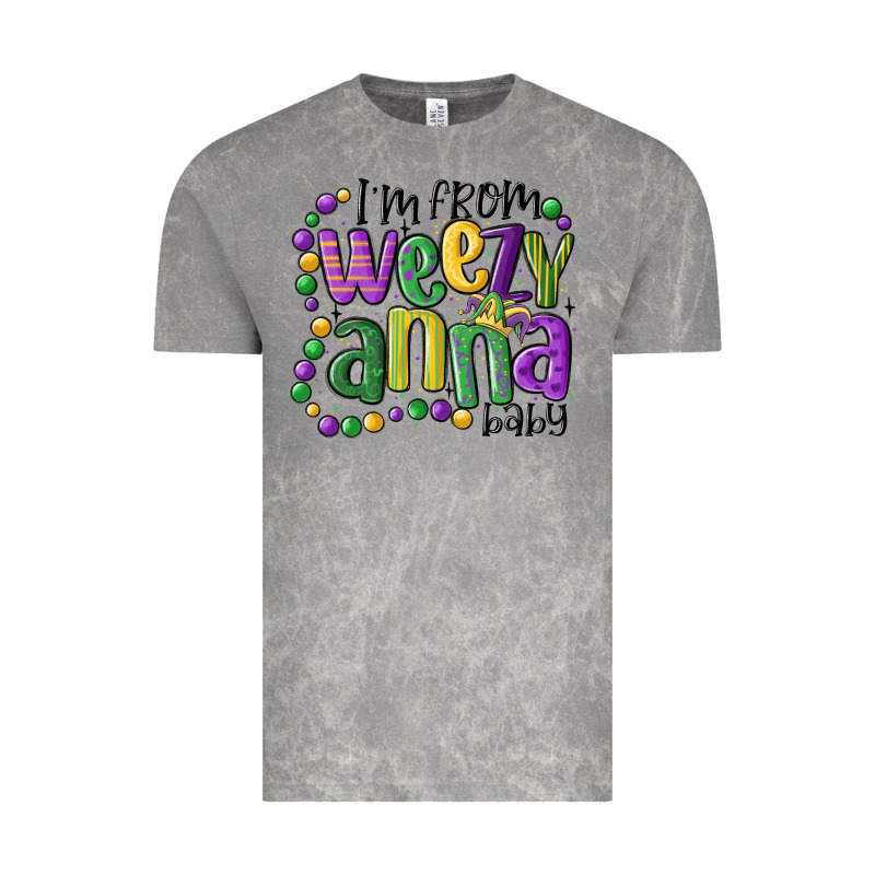 I'm From Weezy Anna Baby Mardi Gras Vintage Tee by MaliasSmallBusiness | Teevron
