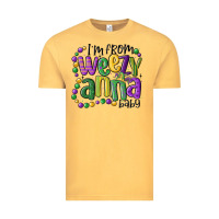 Vintage Mustard i'm from weezy anna baby mardi gras Vintage Tee - MaliasSmallBusiness