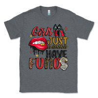 Charcoal Heather girls just wanna have funds Classic Tee - JahusDesignShop