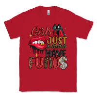 Red girls just wanna have funds Classic Tee - JahusDesignShop