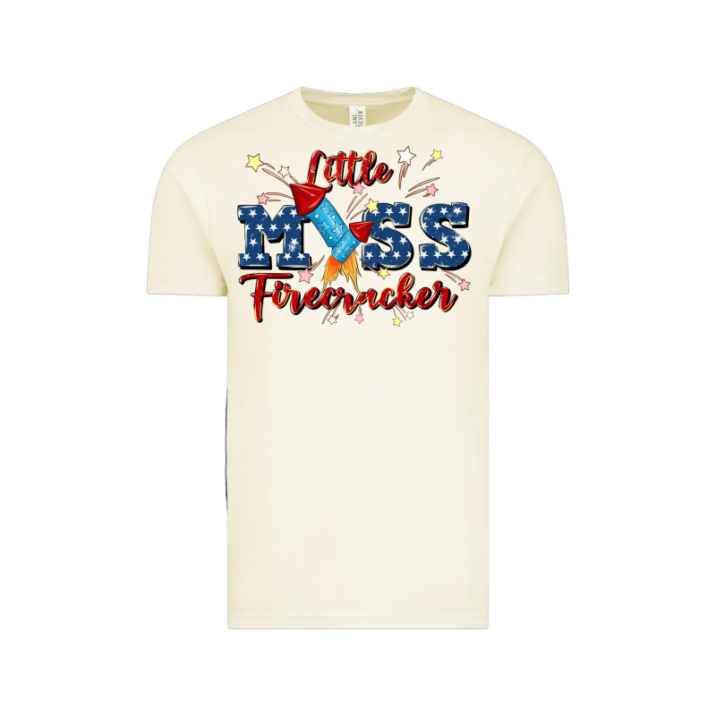 Little Miss Firecracker Vintage Tee by JahusDesignShop | Teevron