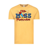 Vintage Mustard little miss firecracker Vintage Tee - JahusDesignShop