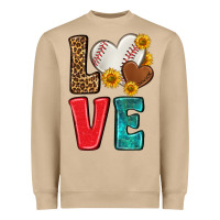 Western Love Baseball Heavyweight Sweatshirt | Teevron