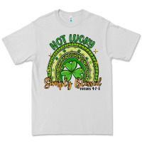 Dove Grey not lucky simply blessed rainbow Premium Tee - Artiststas