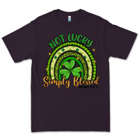 Plum not lucky simply blessed rainbow Premium Tee - Artiststas