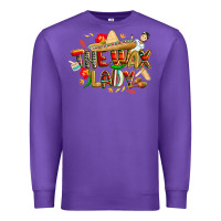 Purple cinco de mayo the wax lady Premium Sweatshirt - CowGirlArtShop