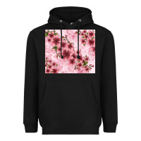 Black hibiscus flowers with glitter Heavyweight Hoodie - TumblerDesignByShophia