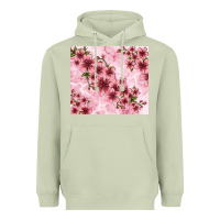 Matcha hibiscus flowers with glitter Heavyweight Hoodie - TumblerDesignByShophia