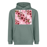 Sage hibiscus flowers with glitter Heavyweight Hoodie - TumblerDesignByShophia