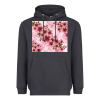 Smoke hibiscus flowers with glitter Heavyweight Hoodie - TumblerDesignByShophia