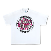 White cheer mom Urban Heavy Tee - MaliasSmallBusiness