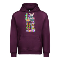 Mauve Wine Love Easter Nurse Urban Hoodie - BundleAndBundleShop