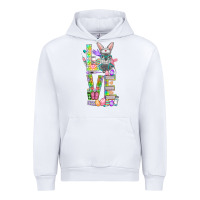 White Love Easter Nurse Urban Hoodie - BundleAndBundleShop