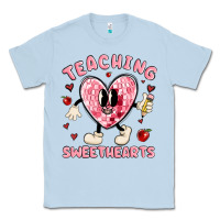 Dusty Blue teaching sweethearts Classic Tee - MaliasSmallBusiness