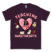 Plum teaching sweethearts Classic Tee - MaliasSmallBusiness