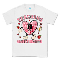 White teaching sweethearts Classic Tee - MaliasSmallBusiness