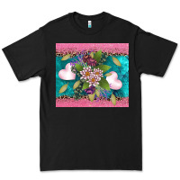 Black v.d flowers and hearts Premium Tee - AdoDesignShop
