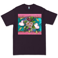 Plum v.d flowers and hearts Premium Tee - AdoDesignShop