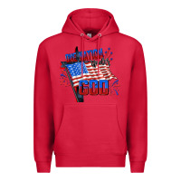 Cardinal one nation under god Premium Hoodie - CowGirlArtShop