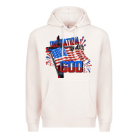 Pale Pink one nation under god Premium Hoodie - CowGirlArtShop