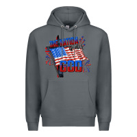 Rock one nation under god Premium Hoodie - CowGirlArtShop