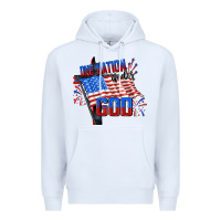 White one nation under god Premium Hoodie - CowGirlArtShop