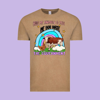 Buy Me Animals Vintage Tee Designed By Maliassmallbusiness