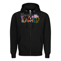Black Blessed Teacher Zipper Hoodie - Bettercallsaul