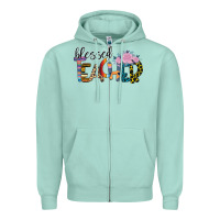 Seafoam Blessed Teacher Zipper Hoodie - Bettercallsaul