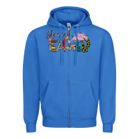 True Royal Blessed Teacher Zipper Hoodie - Bettercallsaul