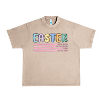 French Oak easter  Bunny Kısses Urban Heavy Tee - MaliasSmallBusiness