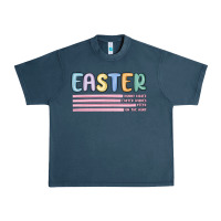 Midnight Navy easter  Bunny Kısses Urban Heavy Tee - MaliasSmallBusiness