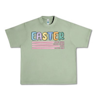 Oil Green easter  Bunny Kısses Urban Heavy Tee - MaliasSmallBusiness