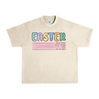 Sandshell easter  Bunny Kısses Urban Heavy Tee - MaliasSmallBusiness