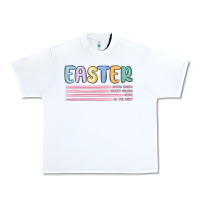White easter  Bunny Kısses Urban Heavy Tee - MaliasSmallBusiness