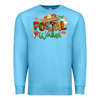Ocean Blue cinco de mayo postal worker Premium Sweatshirt - CowGirlArtShop