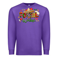 Purple cinco de mayo postal worker Premium Sweatshirt - CowGirlArtShop