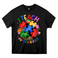 Black i teach au some kids Heavy Core Tee - JahusDesignShop