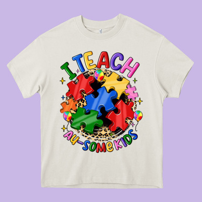 I Teach Au Some Kids Heavy Core Tee Designed By Jahusdesignshop