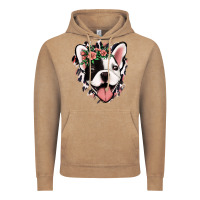 Vintage Coffee french bulldog floral Vintage Hoodie - Jasminsmagicworld