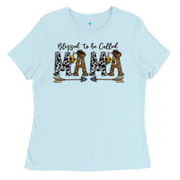 Baby Blue mama to be called mama Ladies Tee - CowhideDigitalArt
